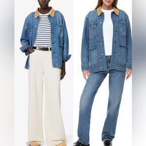 Polo Ralph Lauren Corduroy collar Denim Jacket women’s size S NWT